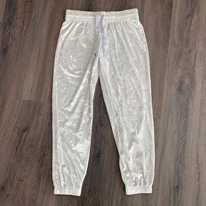 Victoria’s Secret S Silver Joggers